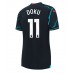 Maillot de foot Manchester City Jeremy Doku #11 Troisième vêtements Femmes 2023-24 Manches Courtes